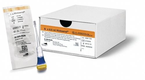 Histoacryl - tkáňové lepidlo (10 ampulí 0,5ml/bal)