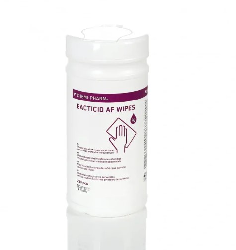 BACTICID AF WIPES, s alkoholem, 200ks 20x20 (12bal/krt), dezinfekce ploch - ubrousek alkohol
