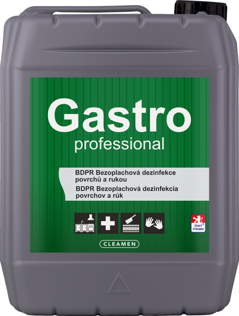 CLEAMEN Gastro Proffesional BDPR bezoplachová dezinfekce povrchů a rukou(5l/ks)