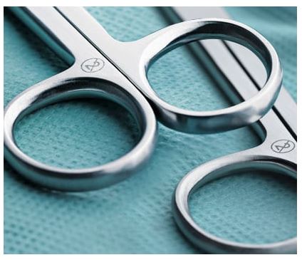 Chirurgické nůžky hrotnaté rovné, 13 cm(25ks/bal)